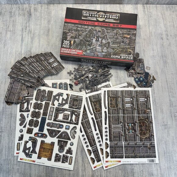 Battle Systems Sci-Fi Mini 32mm Gothic Core Set EX Incomplete - Picture 1 of 11